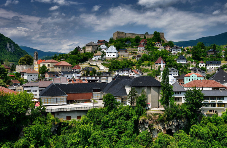 jajce panorama grada