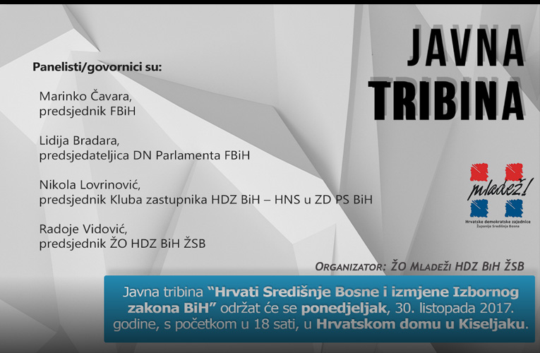 javna tribina najava