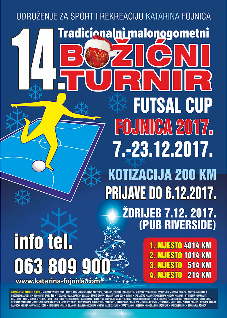 bozicni turnir plakat