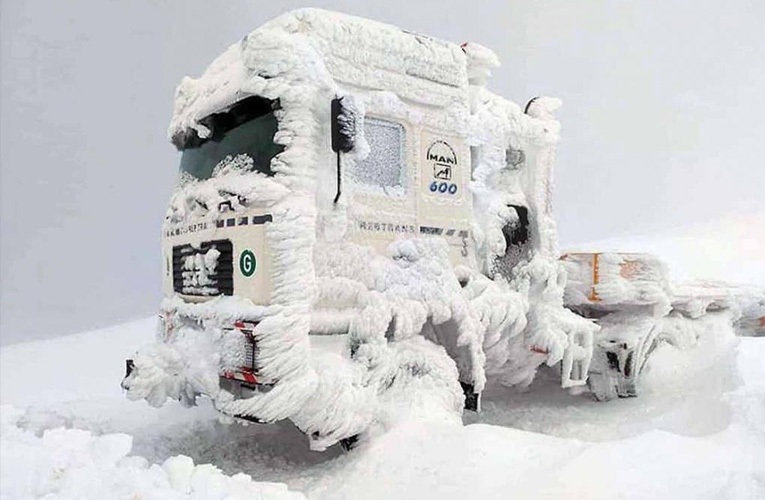 smrznuti kamion