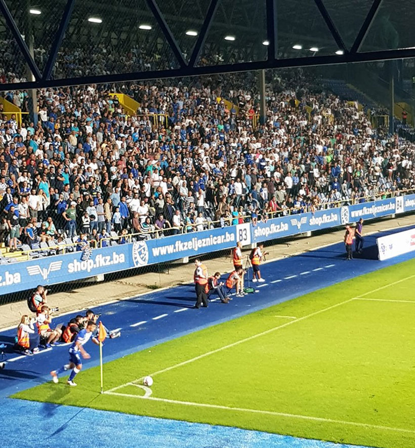 nk zeljeznicar tribina