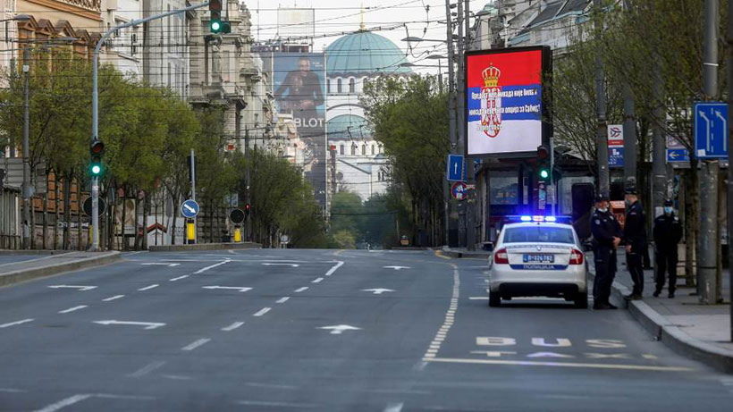 srbija koron policia