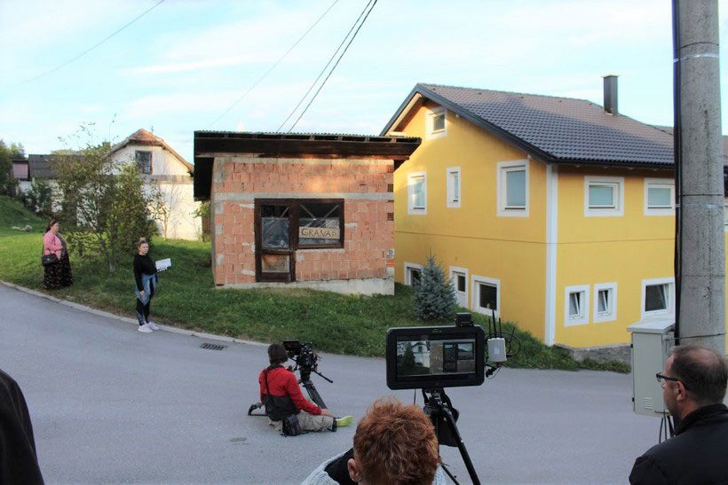 Snimanje filma kis cesta