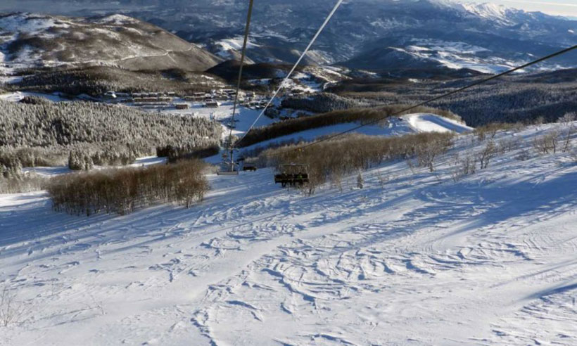 planina snijeg skij